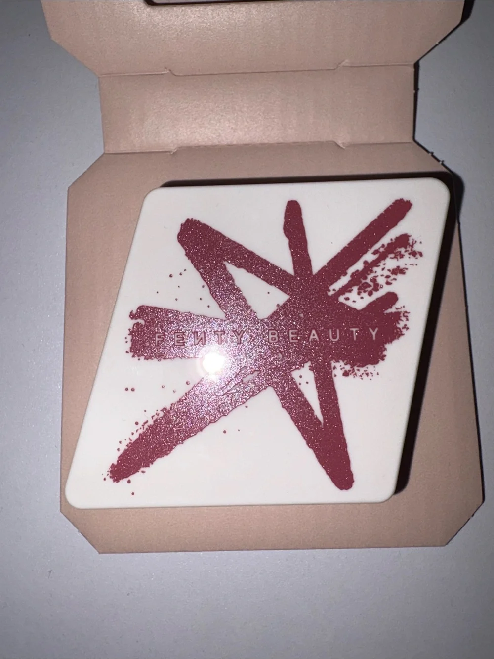 Fenty Beauty Blush Compact — Soft Pink & White Packaging